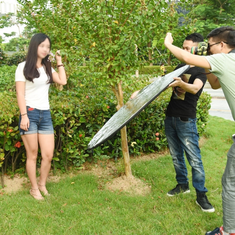 Godox FT01 2 in 1 Gold / Silver Oval Folding Reflector Board, Size: 150 x 200cm