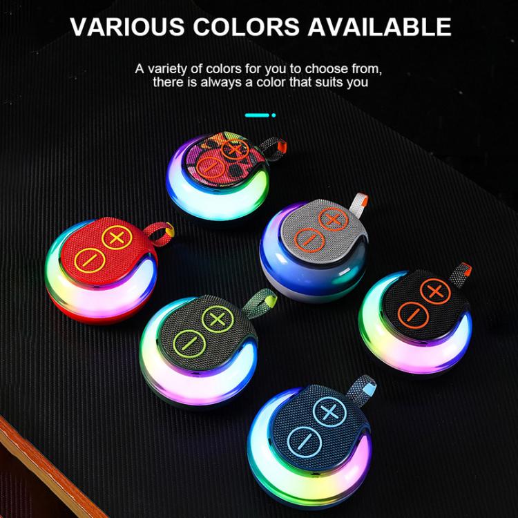 LBNIFTYPortable Outdoor RGB Light Bluetooth Speaker Desktop Subwoofer