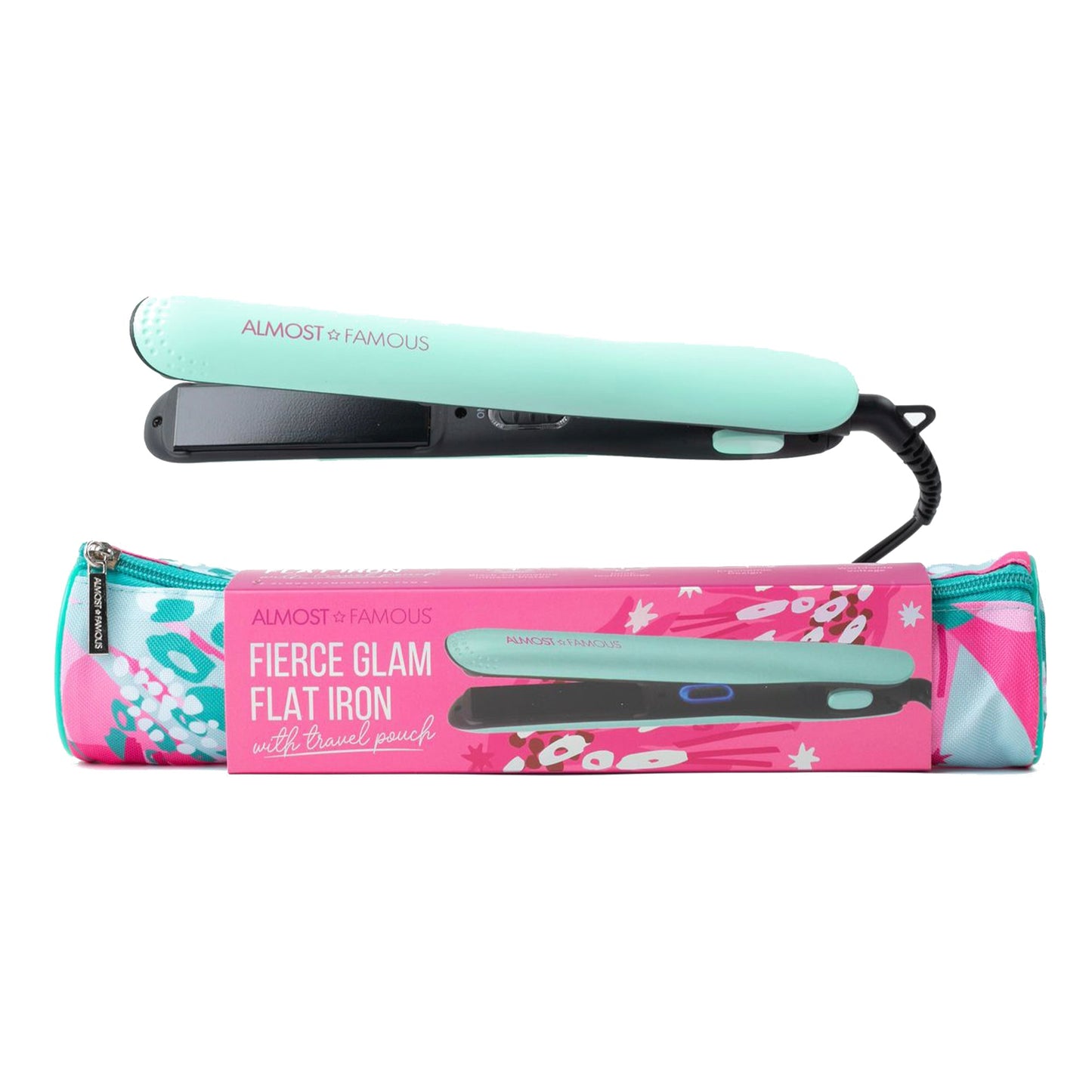"Fierce Glam" Flat Iron with Travel Pouch-4