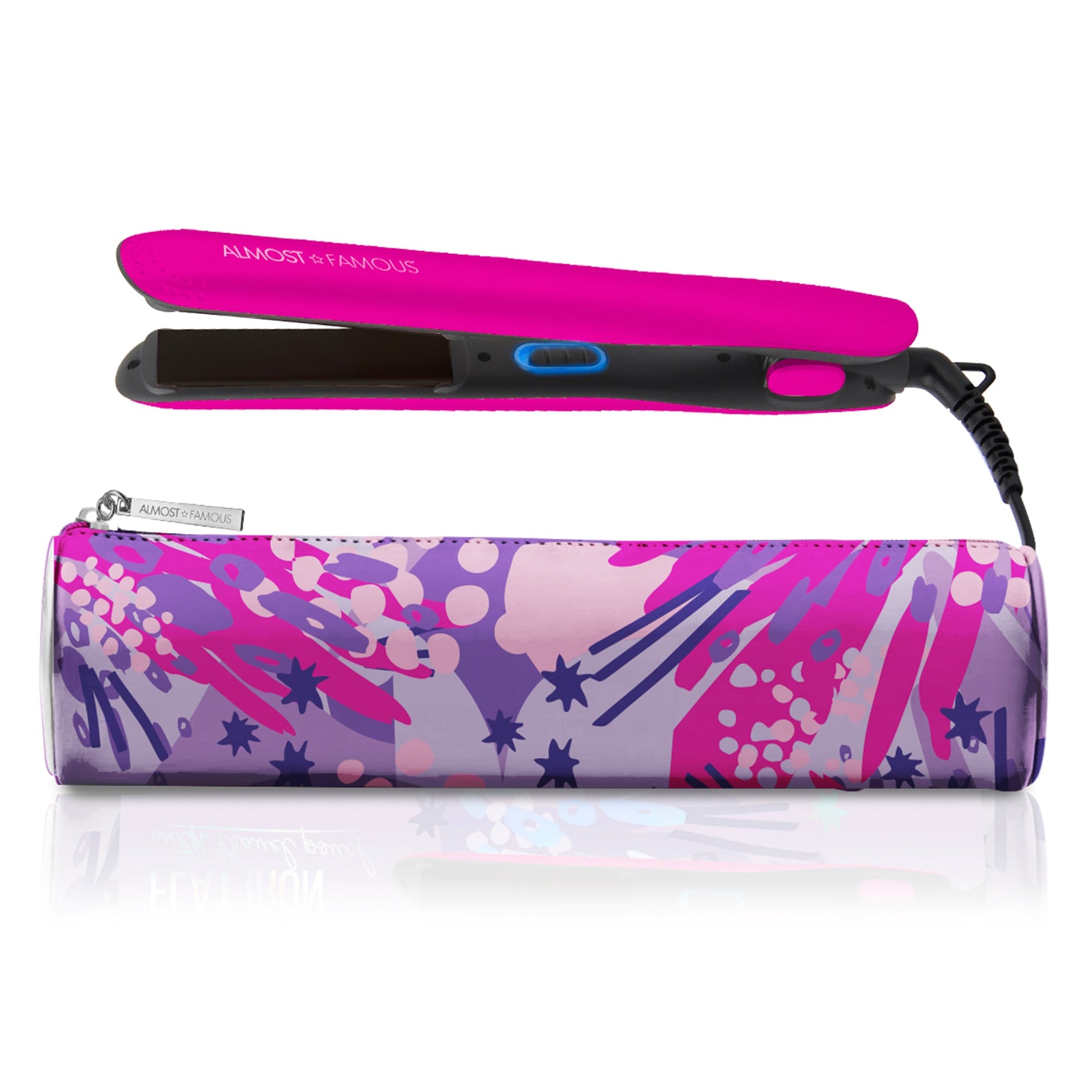 "Fierce Glam" Flat Iron with Travel Pouch-3