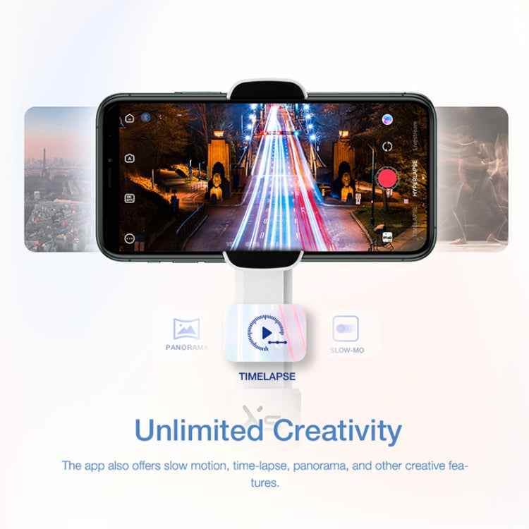 YSZY018 Smooth-XS Handheld Gimbal Stabilizer Selfie Stick for Smart Phone, Load: 200g