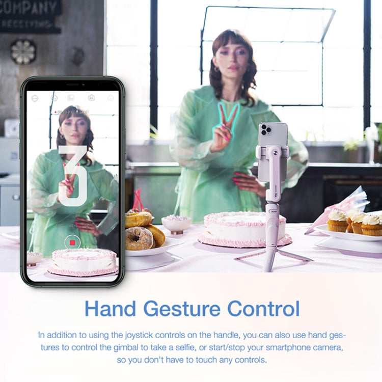 YSZY018 Smooth-XS Handheld Gimbal Stabilizer Selfie Stick for Smart Phone, Load: 200g