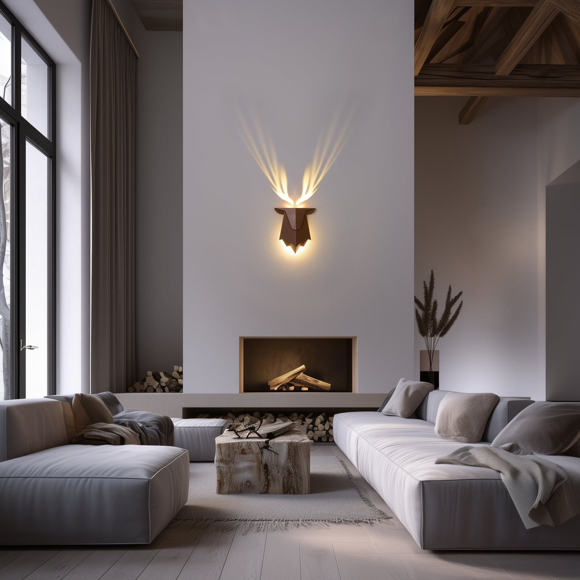 Elk Wall Lamp, Creative Projection Lamp-1