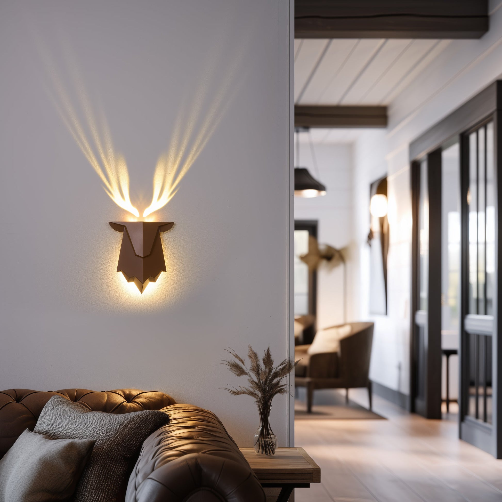 Elk Wall Lamp, Creative Projection Lamp-3