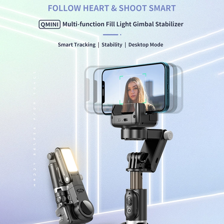 LBNIFTYQ18 Desktop Intelligent Tracking Gimbal Stabilizer Multi-function Fill Light Selfie Stick