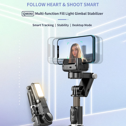 LBNIFTYQ18 Desktop Intelligent Tracking Gimbal Stabilizer Multi-function Fill Light Selfie Stick