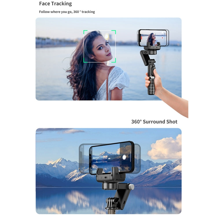 LBNIFTYQ18 Desktop Intelligent Tracking Gimbal Stabilizer Multi-function Fill Light Selfie Stick