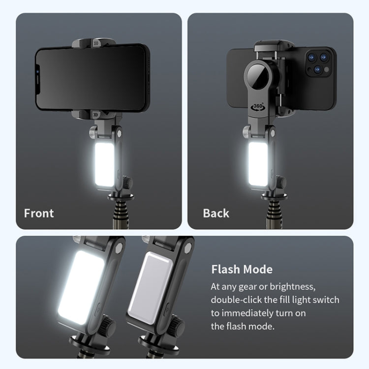 LBNIFTYQ18 Desktop Intelligent Tracking Gimbal Stabilizer Multi-function Fill Light Selfie Stick