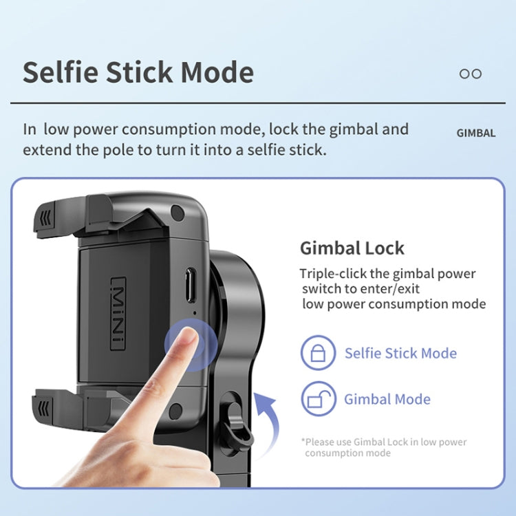 LBNIFTYQ18 Desktop Intelligent Tracking Gimbal Stabilizer Multi-function Fill Light Selfie Stick