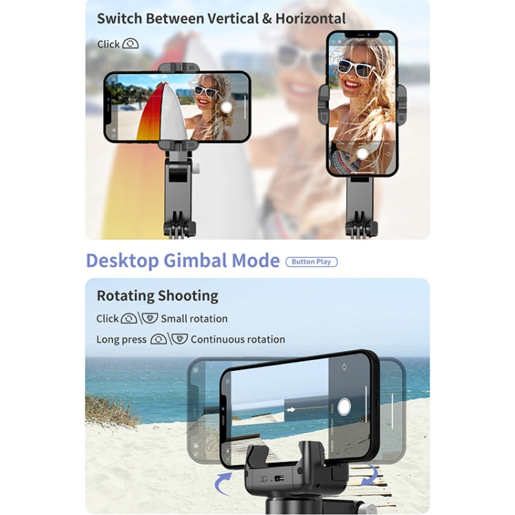 LBNIFTYQ18 Desktop Intelligent Tracking Gimbal Stabilizer Multi-function Fill Light Selfie Stick