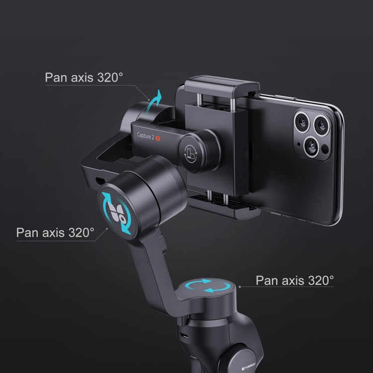 Capture 2s Smart 3-Axis Handheld Gimbal Phone Live Stabilizer
