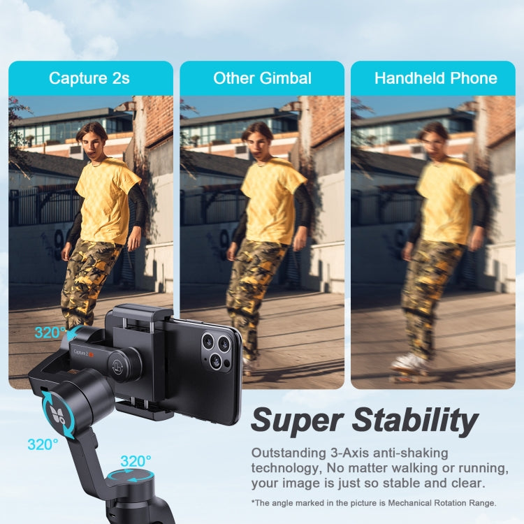 Capture 2s Smart 3-Axis Handheld Gimbal Phone Live Stabilizer