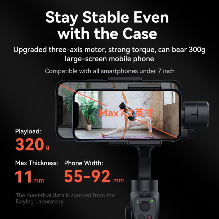 Capture 2s Smart 3-Axis Handheld Gimbal Phone Live Stabilizer