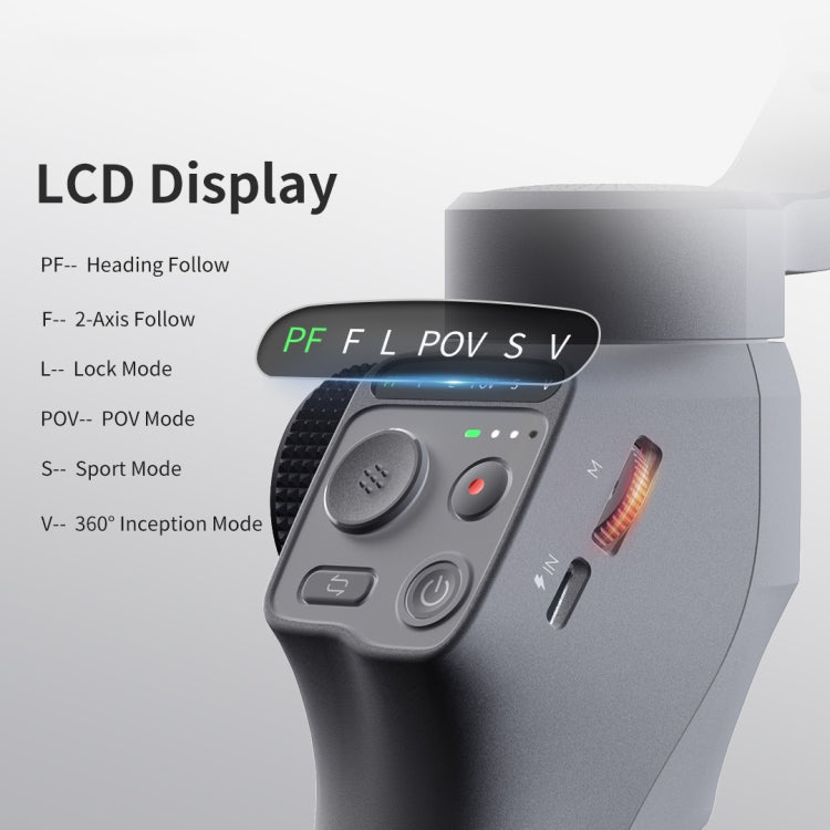 Capture 5 Professional 3-Axis Handheld Gimbal Phone Live Stabilizer