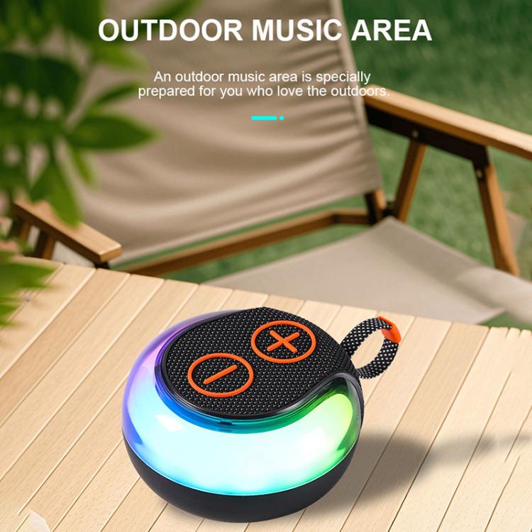 LBNIFTYPortable Outdoor RGB Light Bluetooth Speaker Desktop Subwoofer