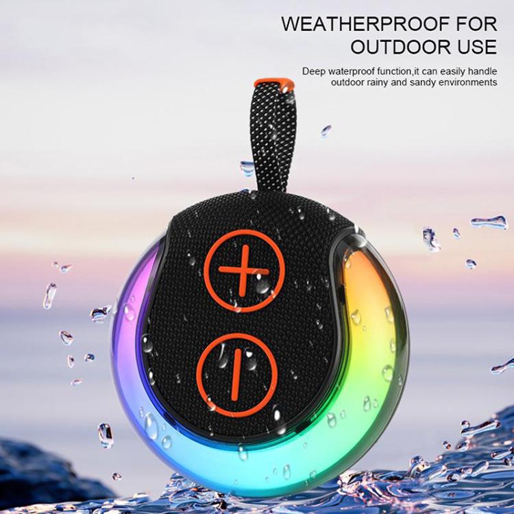 LBNIFTYPortable Outdoor RGB Light Bluetooth Speaker Desktop Subwoofer