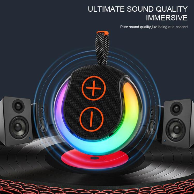LBNIFTYPortable Outdoor RGB Light Bluetooth Speaker Desktop Subwoofer