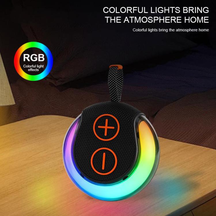 LBNIFTYPortable Outdoor RGB Light Bluetooth Speaker Desktop Subwoofer