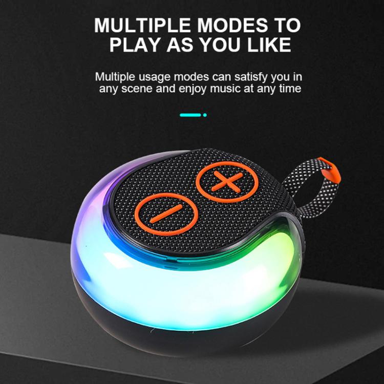 LBNIFTYPortable Outdoor RGB Light Bluetooth Speaker Desktop Subwoofer