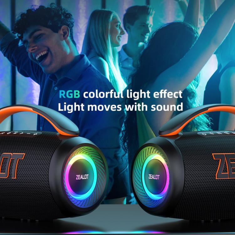 LBNIFTYZealot P12 60W Portable Handheld Outdoor RGB Bluetooth Speaker