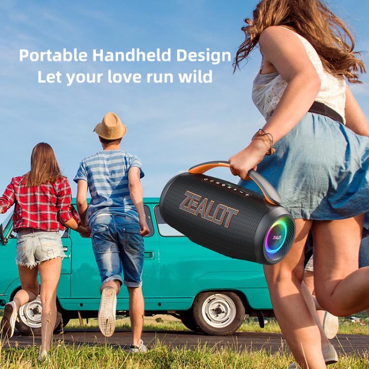 LBNIFTYZealot P12 60W Portable Handheld Outdoor RGB Bluetooth Speaker