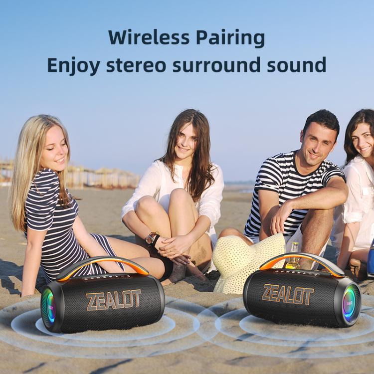 LBNIFTYZealot P12 60W Portable Handheld Outdoor RGB Bluetooth Speaker