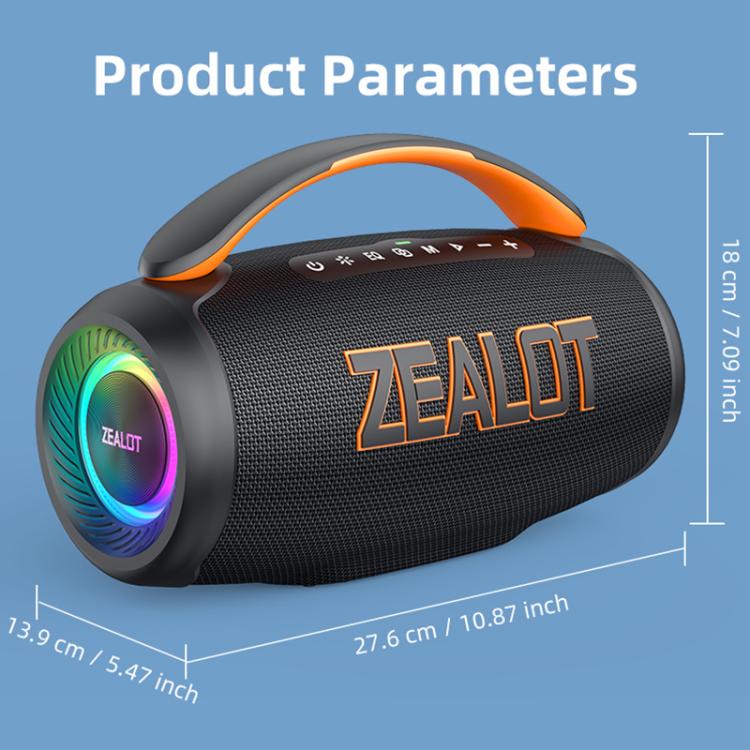 LBNIFTYZealot P12 60W Portable Handheld Outdoor RGB Bluetooth Speaker