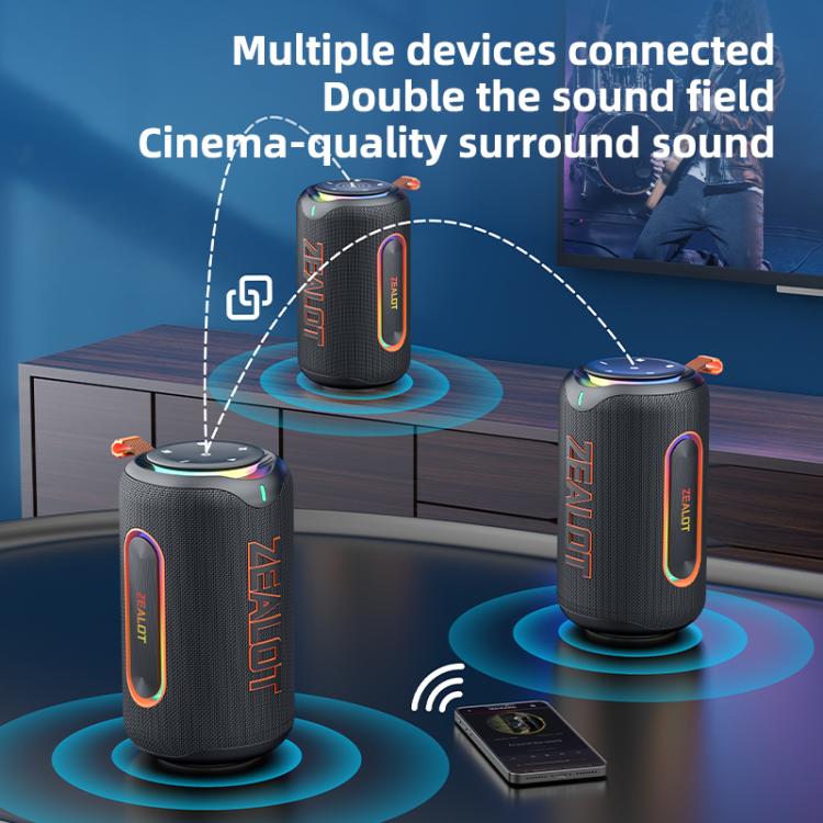 LBNIFTYZealot MP1 60W Portable Outdoor RGB Bluetooth Speaker