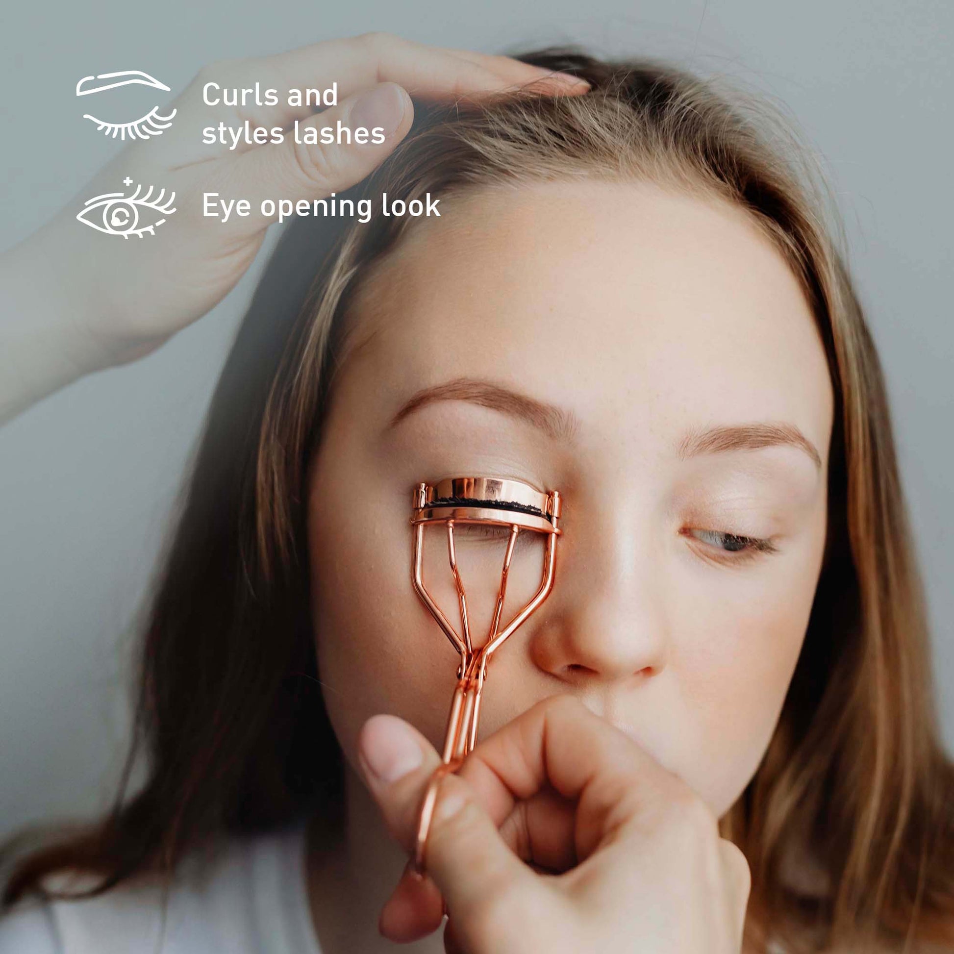 Pursonic Beauty Essentials Bundle - Advanced Facial and Body Cleansing Brush, Studio Makeup Brush Set, Slant Tip Tweezer, and Eyelash Curler-3