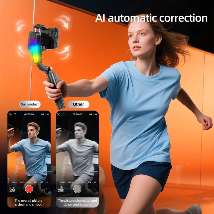 Q33 Remote Control Photography Mini Tripod Selfie Stick Stabilizer Anti-Shake with Fill Light