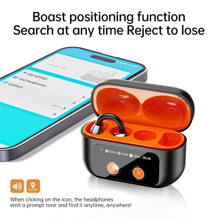 150 Languages Ai Smart Translator Bluetooth Earphones With Color Screen Charging Compartment