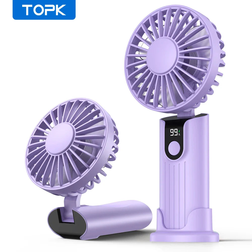 USB Rechargeable Mini Portable Fan-9