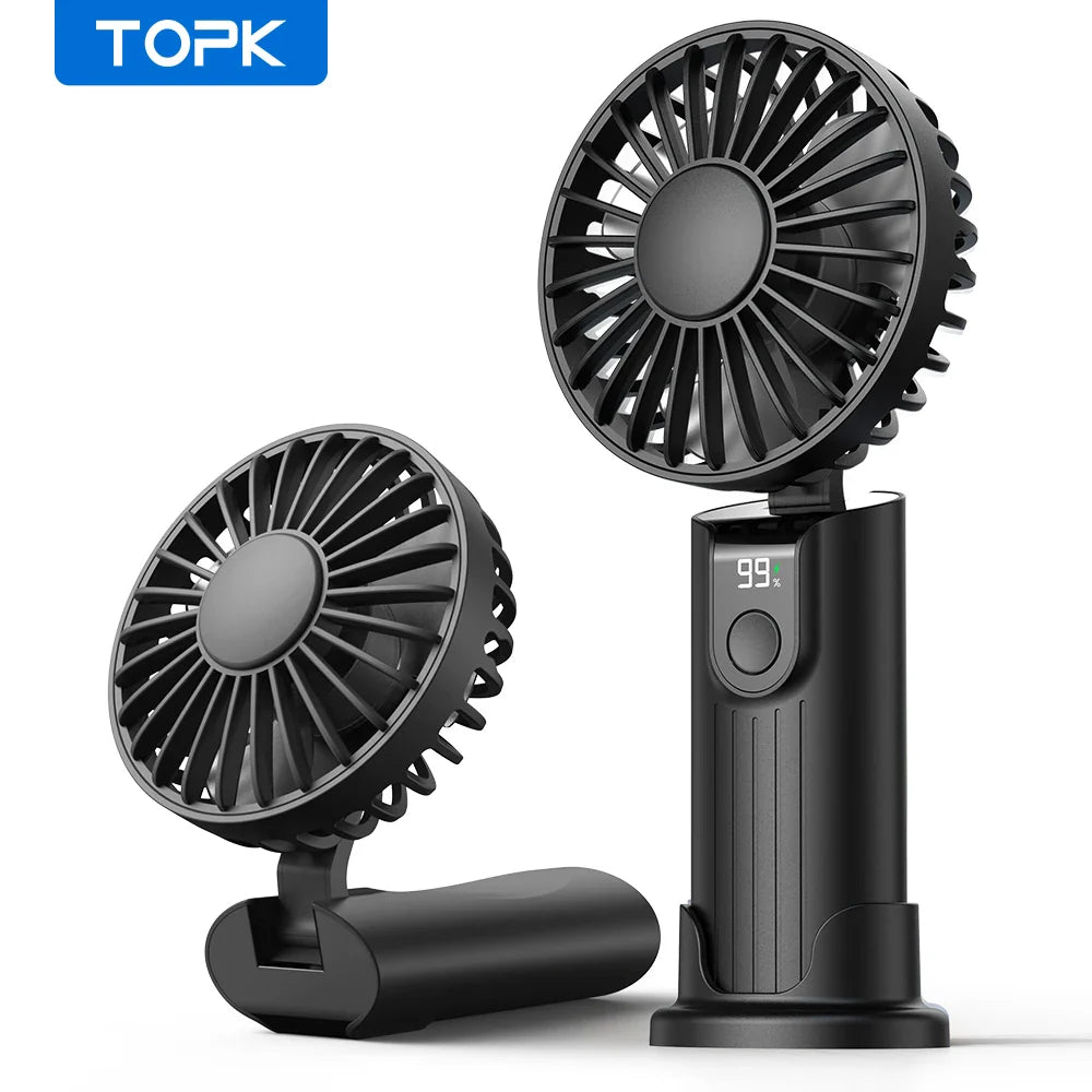 USB Rechargeable Mini Portable Fan-11