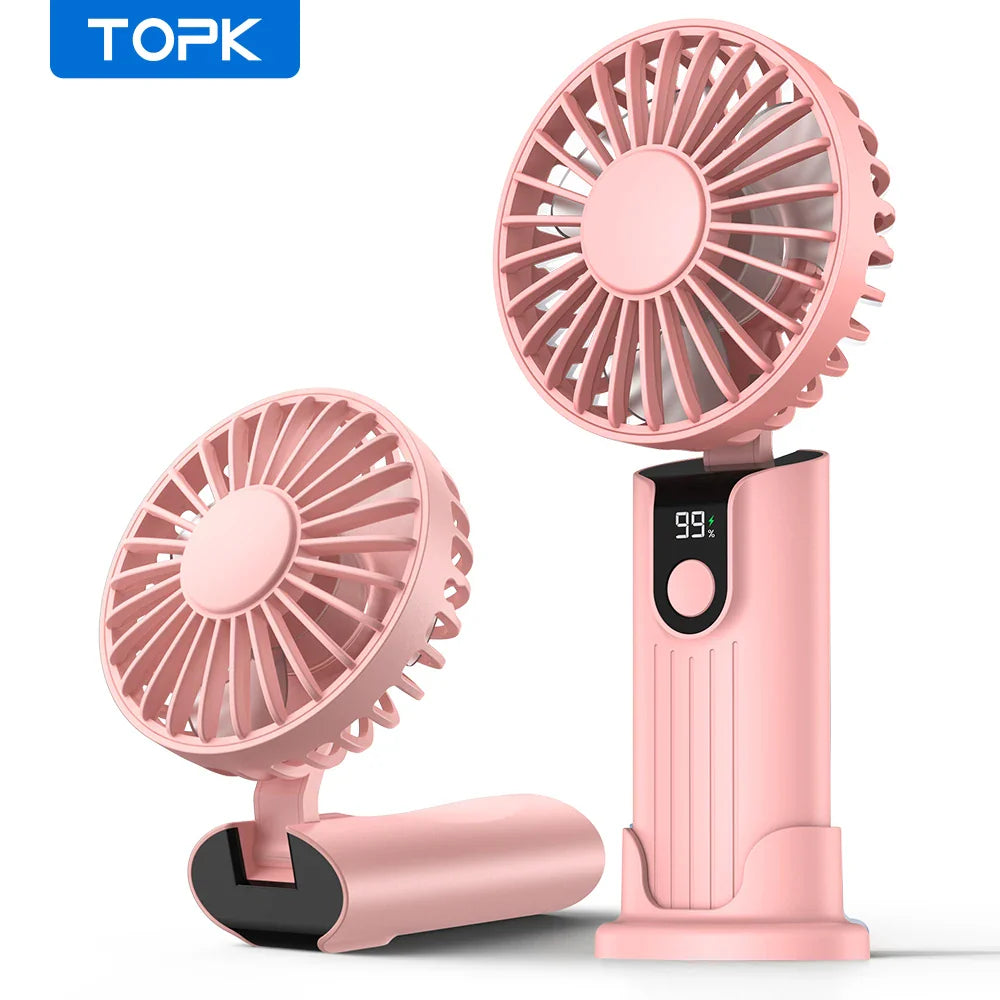 USB Rechargeable Mini Portable Fan-12