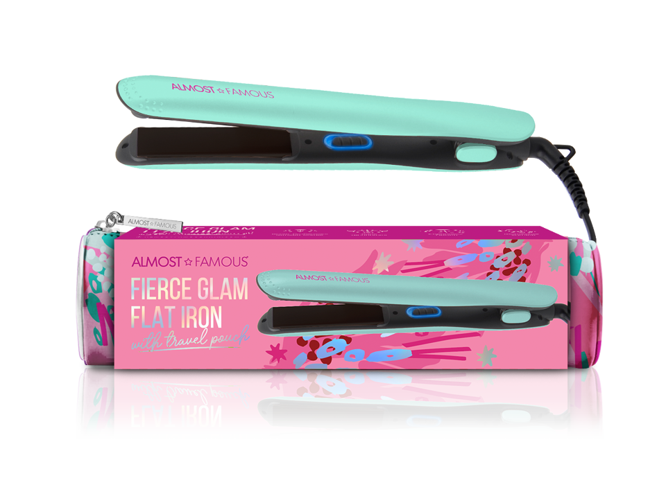 "Fierce Glam" Flat Iron with Travel Pouch-6